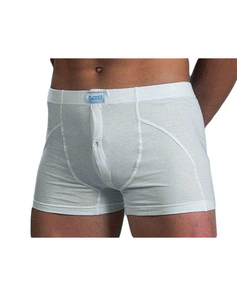 Men Underwear Boxer with opening Color White Size XS