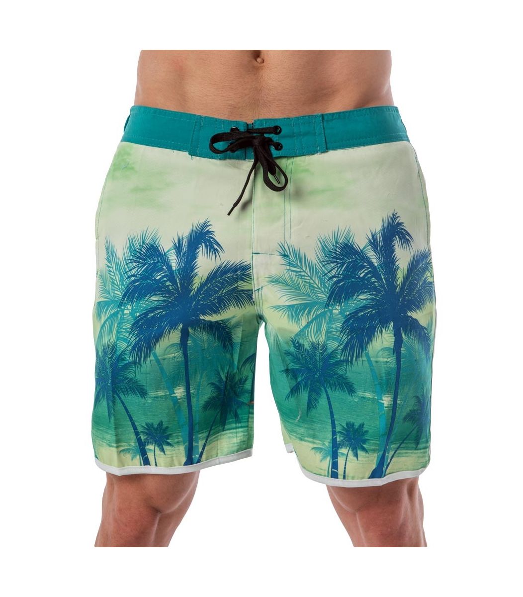 Men shorts swimwear Size Large Color Teal