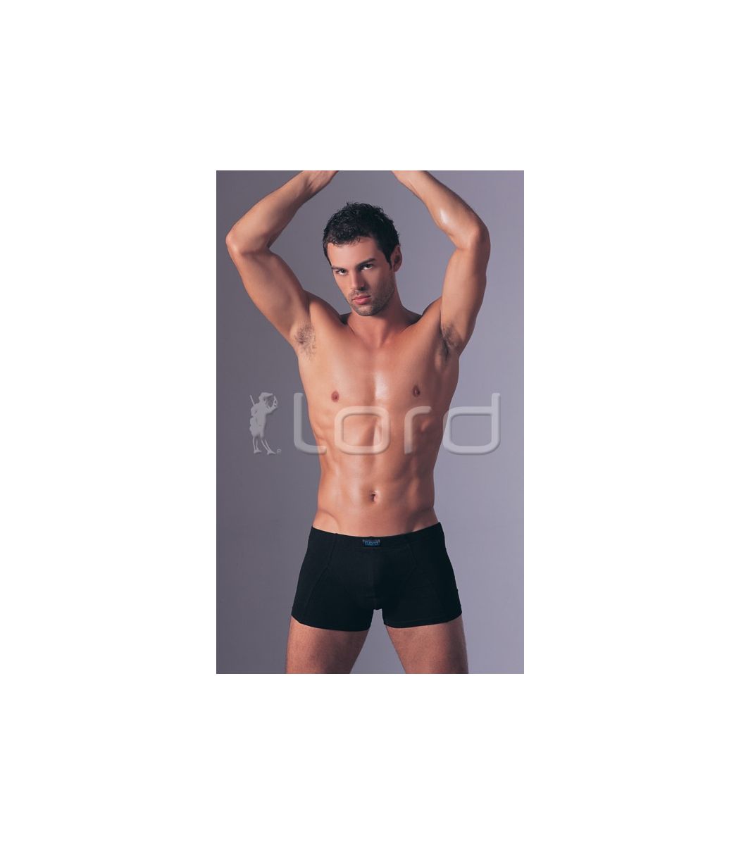 men underwear boxer, elastic, cotton lycra, body curves, black