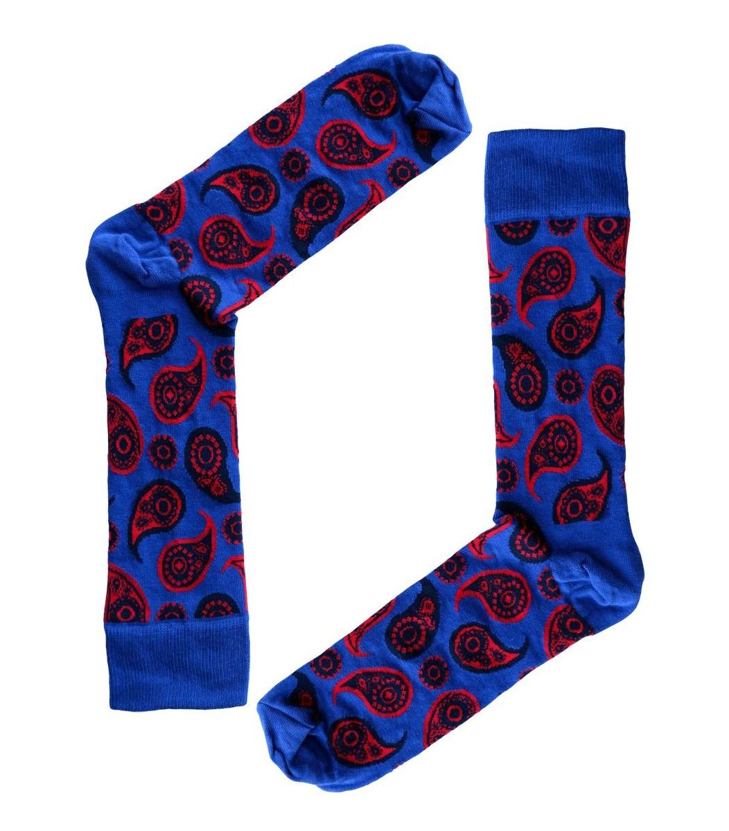 Men socks colorful Color Blue Size One size fits all