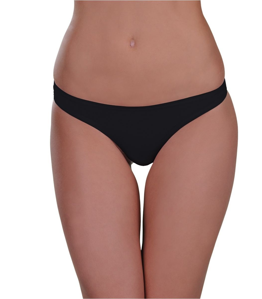 women string panty, cotton-elastan, big sizes Color Black Size 8/4XL